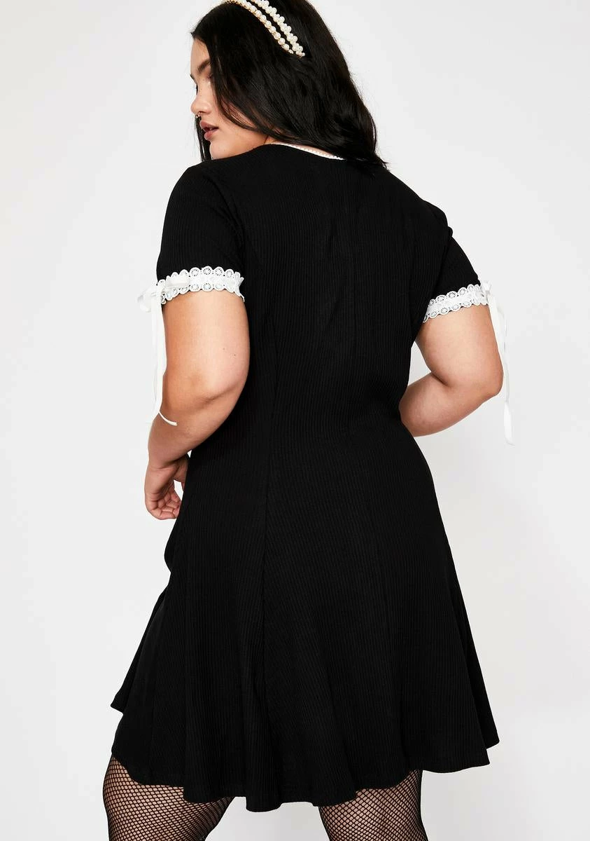 Current Mood My Addamz Gurl Babydoll Dress - Image 4