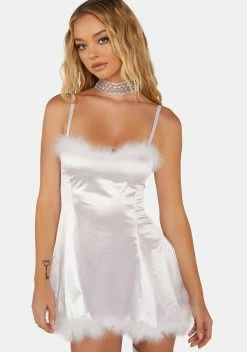 Trickz N' Treatz Angel On Your Shoulder Slip Dress