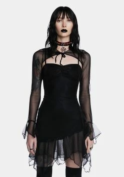 The Grave Girls Wicked Shimmering Realms Dress And Shrug Set