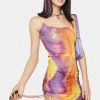 O Mighty Sunset Mesh Dress
