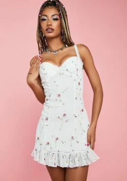 Sugar Thrillz Heavenly I'm Baby Mini Slip Dress