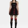 Current Mood Private School Dropout Plaid Dress