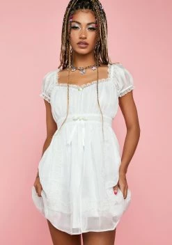 Sugar Thrillz Pure Softer Smiles Babydoll Dress