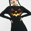 Trickz N' Treatz Wicked Thots Pumpkin Mini Dress