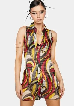 X_WINWIN Pretty Poolside Mini Dress