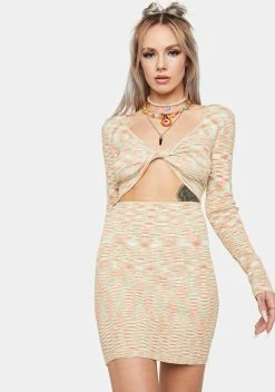 X_Cotton Candy Sweet Escape Space Dye Mini Dress