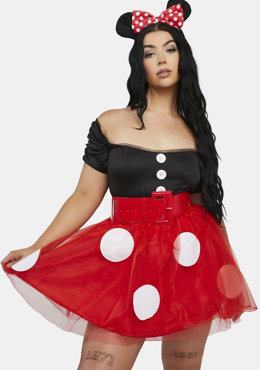 X_Party King Plus Coquette Mouse Costume Set