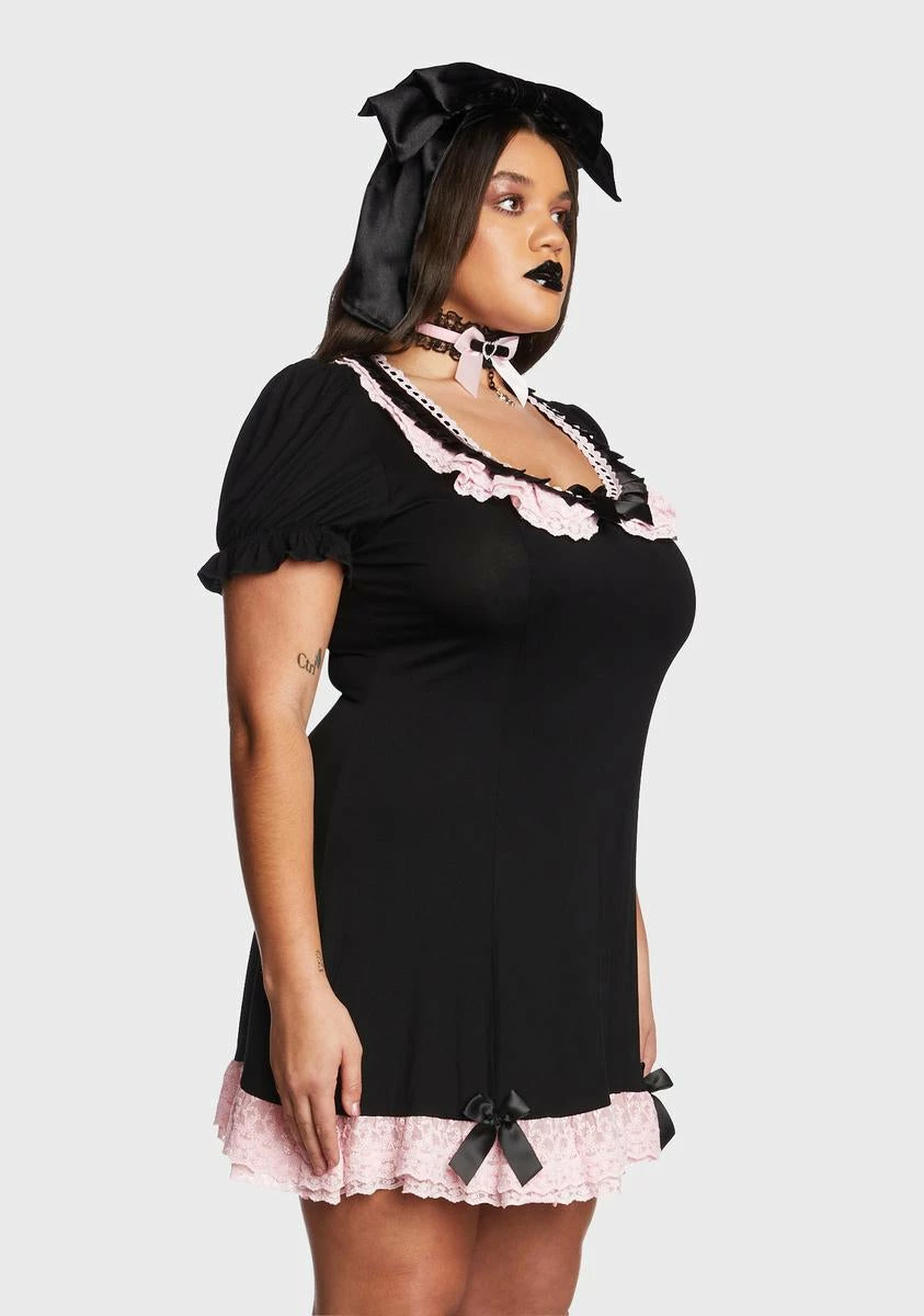 Widow Plus Wicked Not Your Girl Babydoll Dress - Image 3