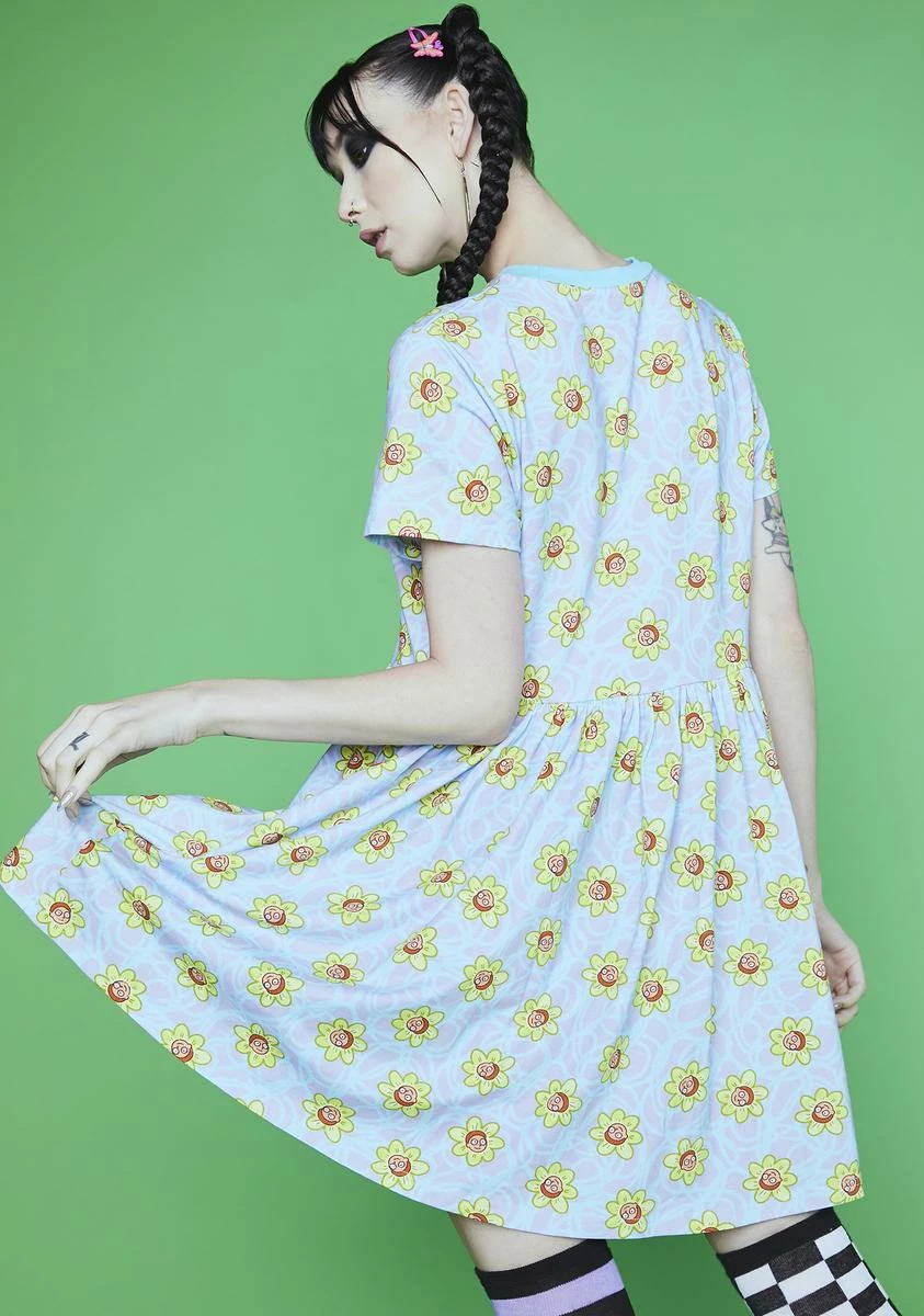 Dolls Kill X Rick And Morty Show Me The Morty Babydoll Dress - Image 4