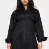 X_Crestone Plus Onyx You Excel Collared Shirt Dress