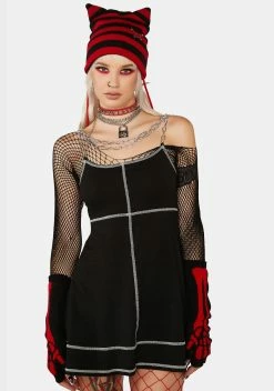 Current Mood House Of Pain Chain Mini Dress