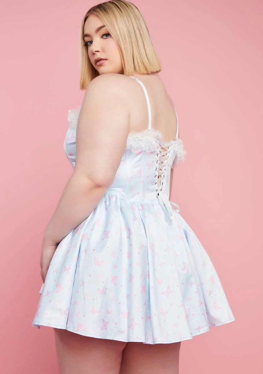 Sugar Thrillz Plus Sky Love Surrounds Me Corset Dress - Image 4