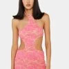X_New Pink Sweet Thunder Struck Mini Dress