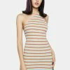 Bailey Rose Rainbow Stripe Mini Dress