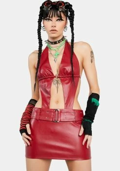 X_No Vacancy Lover Got Your Attention Cut-Out Dress