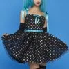 Dolls Kill X Hatsune Miku Star Bright Babydoll Dress
