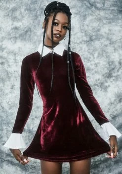 DELiA*s By Dolls Kill Witch Way Out Velvet Dress