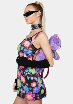 Club Exx Sonic Bloom Mini Dress