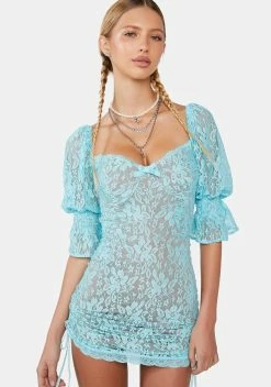 DELiA*s By Dolls Kill Strike A Pose Lace Mini Dress