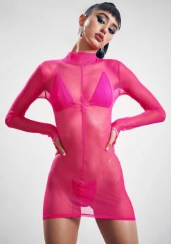 Club Exx Candy Addicted To The Game Mesh Dress