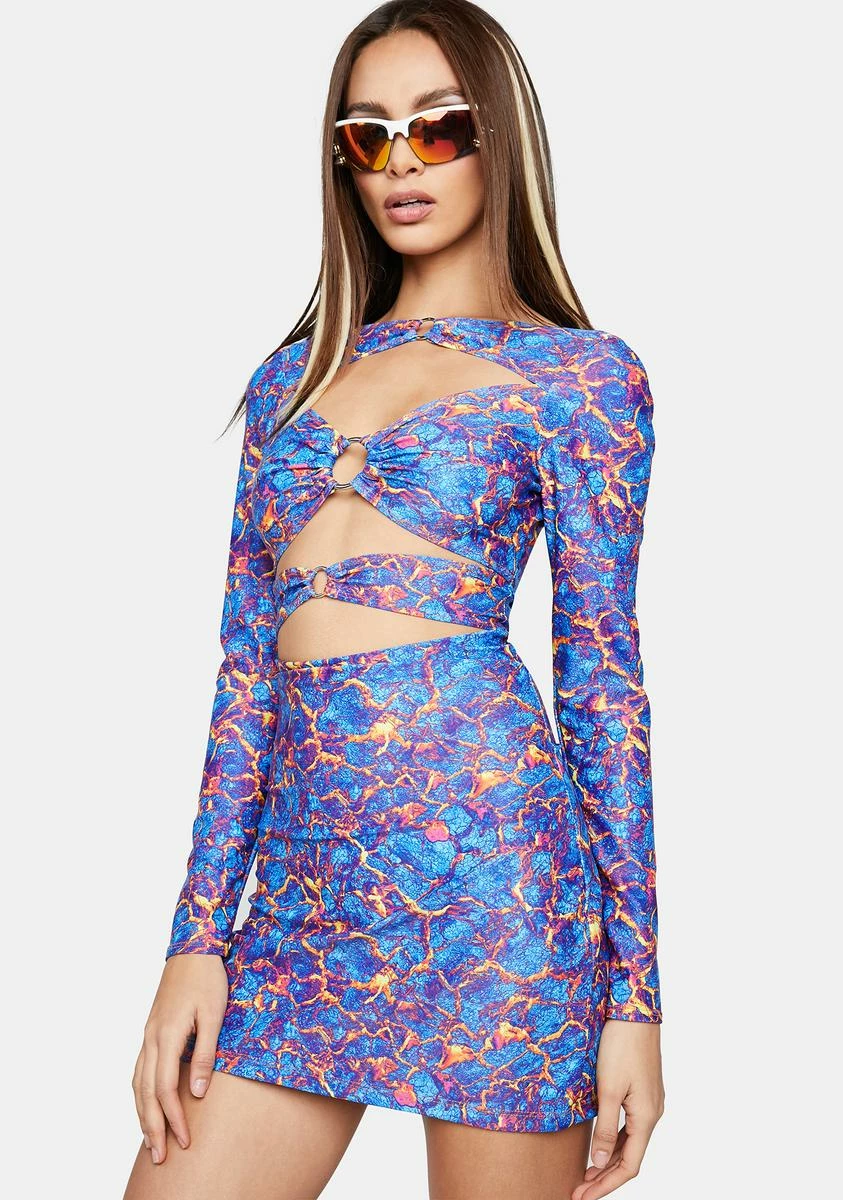 Ivy Berlin Lava Girl Cut-Out Dress - Image 2