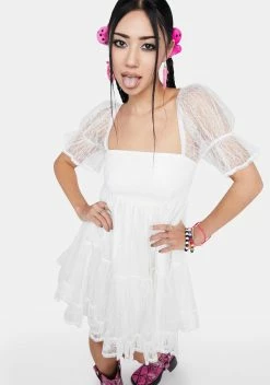 DELiA*s By Dolls Kill Short-Notice Nuptials Mini Dress