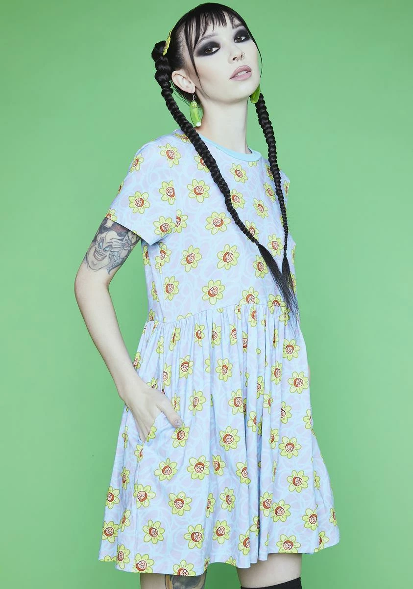 Dolls Kill X Rick And Morty Show Me The Morty Babydoll Dress - Image 2