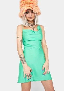 X_Cotton Candy Dreams Of These Cowl Dress