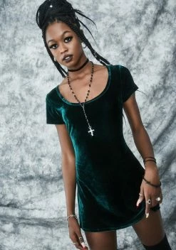 DELiA*s By Dolls Kill Into The Woods Velvet Dress