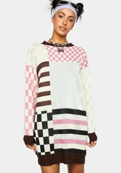 Daisy Street Knit Sweater Dress