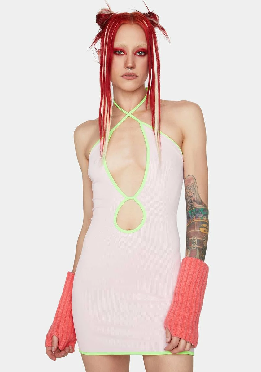 X_ Half Heart Meet Me At The Boardwalk Mini Dress