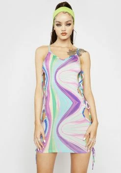 X_Hot & Delicious Living Large Cutout Mini Dress