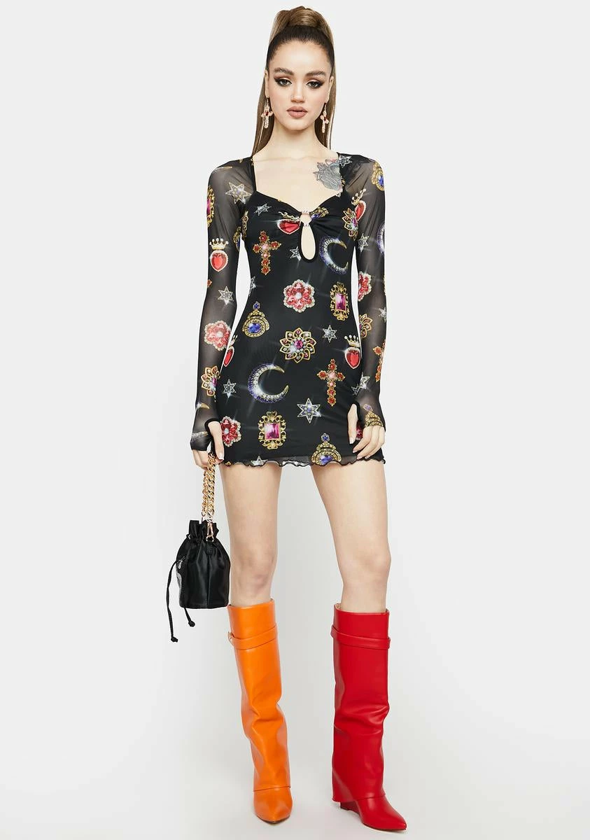 HOROSCOPEZ You're A Gem Mini Dress - Image 5