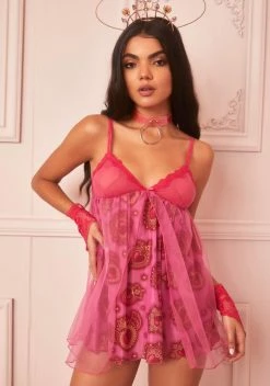 Sugar Thrillz Feel My Halo Slip Dress