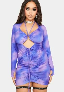 HOROSCOPEZ Plus Royal Superficial Thrills Mini Dress