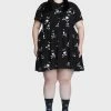 Dolls Kill X Emily The Strange Plus Death Becomes You Shirt Dress