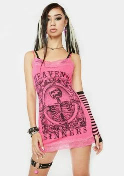Se7en Deadly Pink Heaven's Sinners Cami Dress