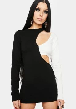 HOROSCOPEZ Boss Babe Cut-Out Mini Dress