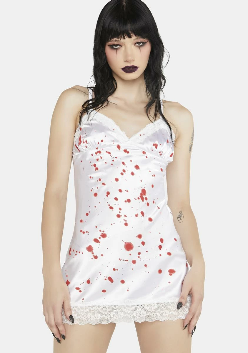 Trickz N' Treatz Scream Queen Slip Dress