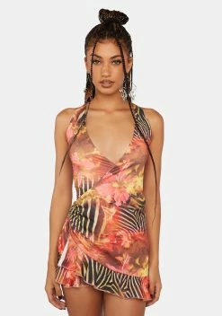 Jaded London Marie Backless Mini Dress