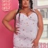 Sugar Thrillz Plus Heavenly I'm Baby Mini Slip Dress