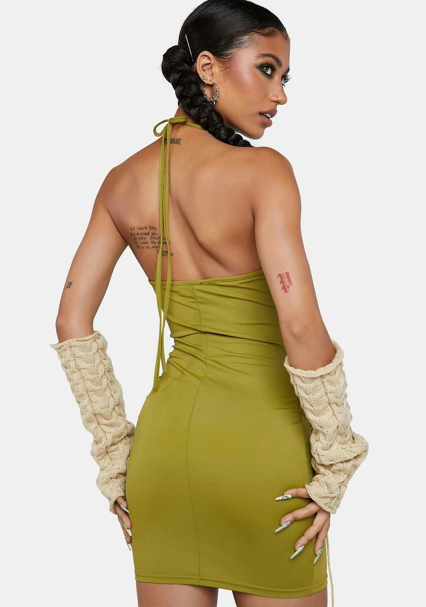 X_No Vacancy At Ease Cut-Out Mini Dress - Image 5