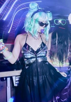 Club Exx Lunar Playa Dreamin' Butterfly Dress