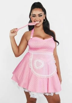 Trickz N' Treatz Plus Eager To Please Housewife Costume