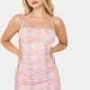 X_New Pink Trippy Marvel At Me Mini Dress