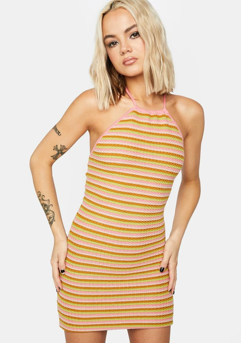 X_Blue Blush Mean What You Say Mini Dress