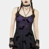The Grave Girls Bat Vibes Only Mini Dress
