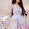 Dolls Kill X Care Bears Kingdom Of Caring Organza Dress