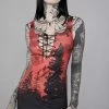 Widow Nature's Terror Lace-Up Dress