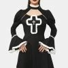 DARK IN LOVE Gothic Cross Doll Dress